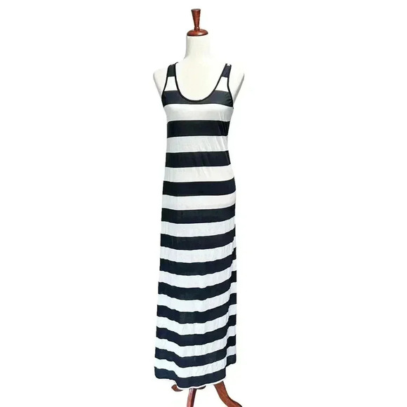 Ralph Lauren Dresses & Skirts - Denim & Supply Ralph Lauren Maxi Dress Medium Boho Preppy Black & White